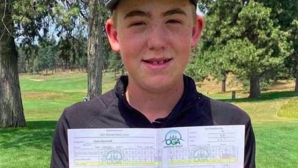 13-year-old golfer shoots amazing score of 58 at an Oregon state tournament